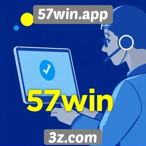 O suporte ao cliente do 57win.app