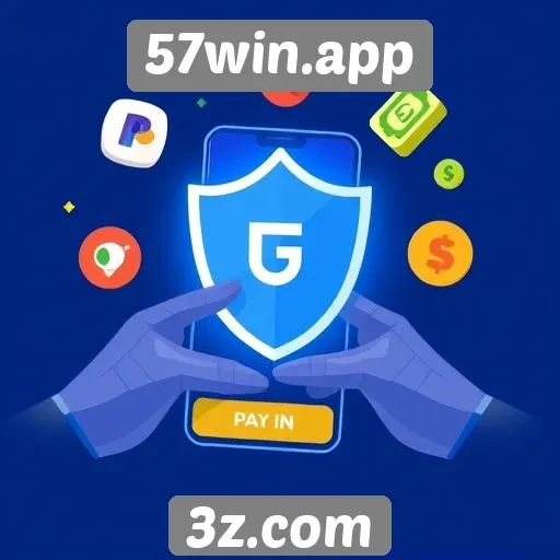 Como funciona o sistema de pagamentos na 57win.app